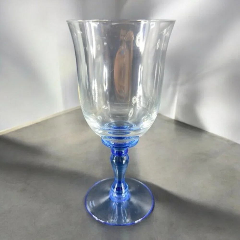 Waterford Crystal Bermuda Blue Iced Tea Glass Goblet‎ Single Glass Drinking Cup